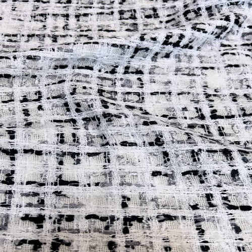 Chanel Italian Tweed Cotton Blend $380p/metre