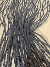 Load image into Gallery viewer, Couture Embellished Tulle Embroidery  $1200p/metre
