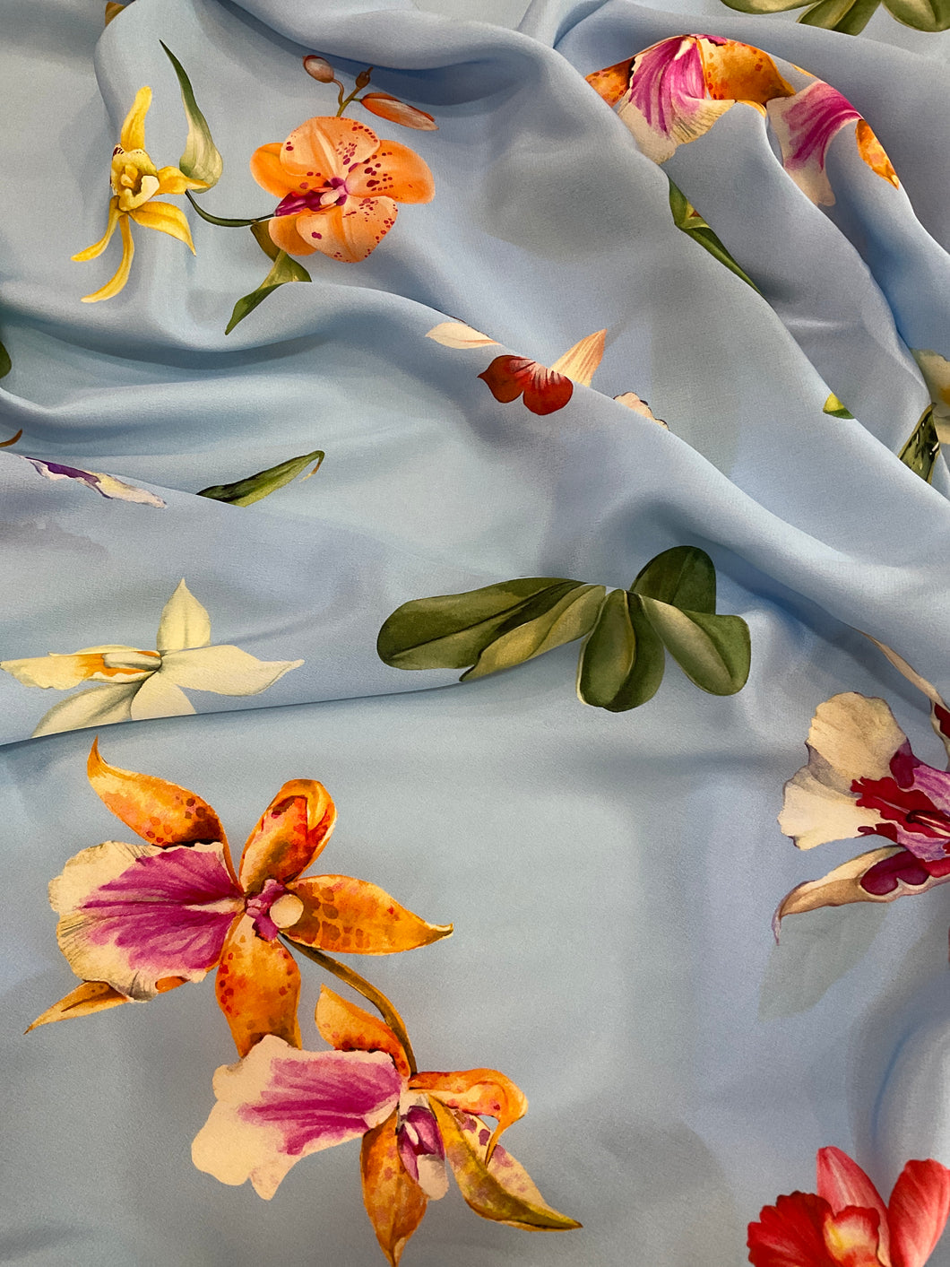 Italian Silk Crepe de Chine $185p/metre