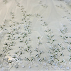 Couture English Tulle Embriodery.  $690/metre