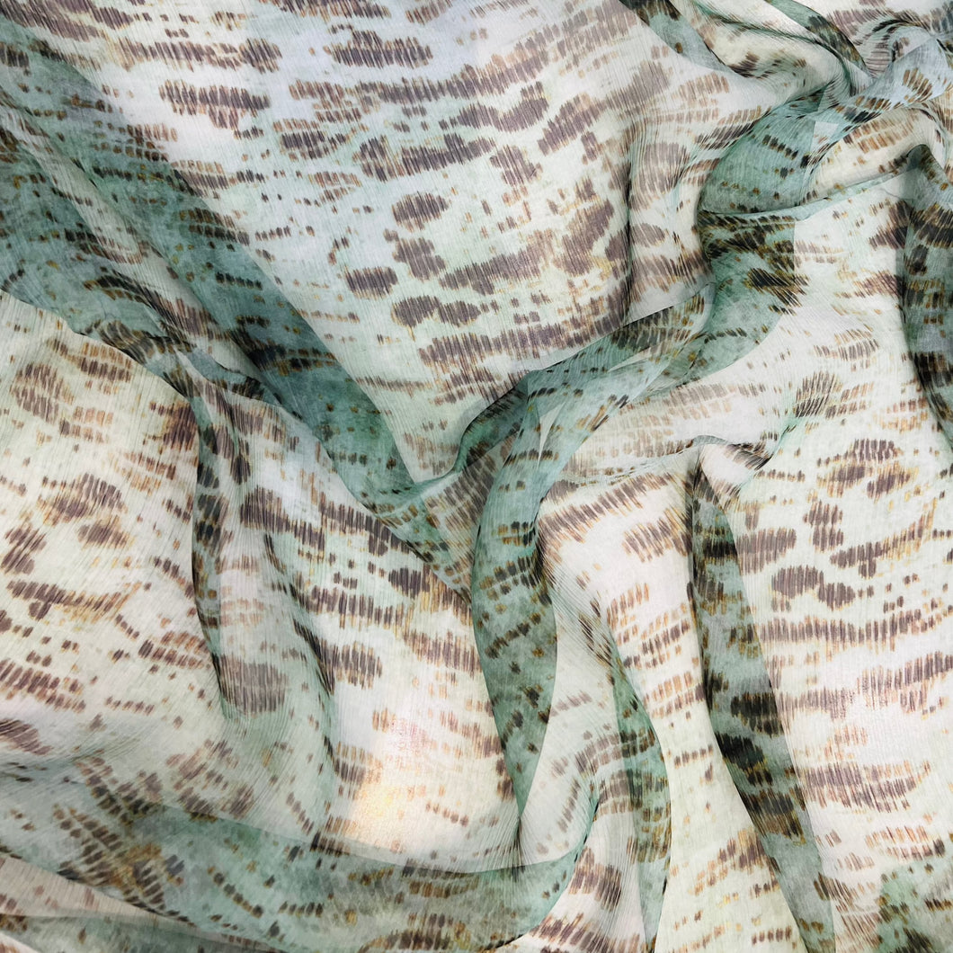 Italian Crinkle Silk Chiffon $149p/metre